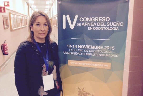 Mercedes Arias, en la IV Edición del Congreso de Apnea del Sueño en Odontología, organizado por la Sociedad Española de Medicina Oral del Sueño (SEMODS)