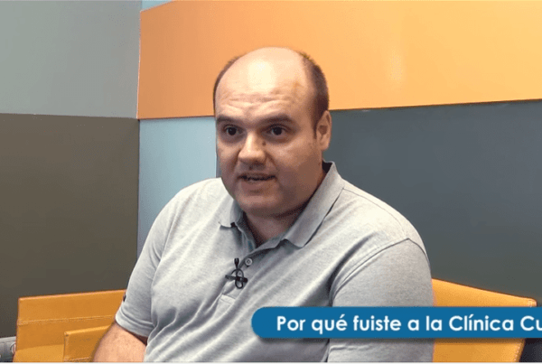 Alex García, paciente de Clínica Curull