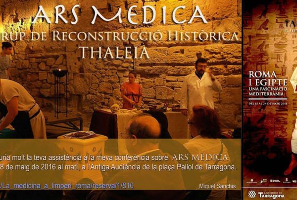 La Medicina a l'Imperi Romà, pel Dr. Miquel Sanchís